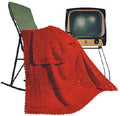 TV Afghan Crochet or Knitting Pattern
