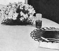 Wrought Iron Look Place Settings Crochet Pattern