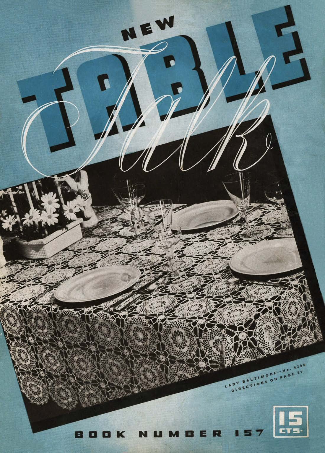 New Table Talk Vintage Crochet Patterns Book