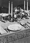 Mountain Meadow Tablecloth Filet Crochet Pattern