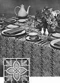 Cluster Pineapple Motif Tablecloth Crochet Pattern