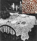 Star Motif Tablecloth Crochet Pattern