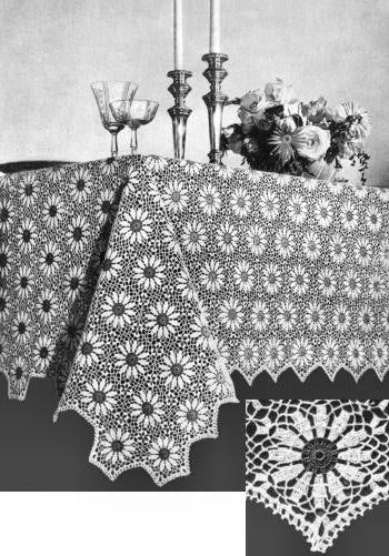 Maywood Motif Tablecloth Crochet Pattern