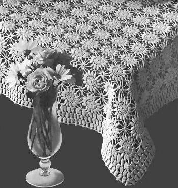 Lace Tablecloth Crochet Pattern
