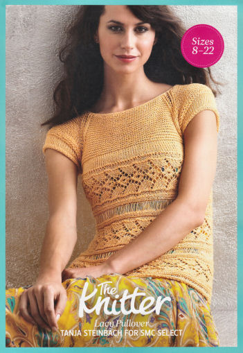 Lacy Pullover Top Knitting Pattern 31.5-47.25