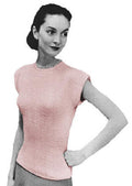 Simple Sweater Top Crochet Pattern 32-36