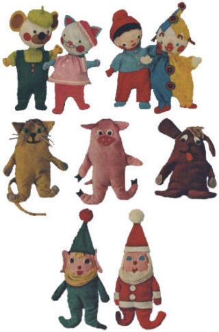 Character Beanbag Toys Sewing Pattern
