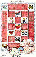 Farmer & Animals Appliques or Embroidery Quilt Transfer Pattern