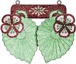 Tropical Flower Trivets or Pot Holders & Rack Crochet Pattern