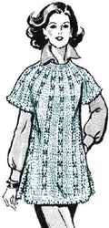 Pullover Tunic Sweater Crochet Pattern Sz 8-14