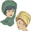 Turban or Scarf Hat Craft Sewing Pattern