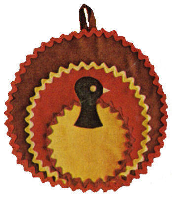 Turkey Trivet or Pot Holder Sewing Pattern