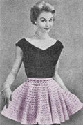 Semi-Circle Apron or Cape Crochet Pattern