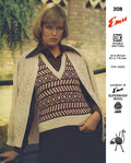 Cable & Fair Isle Twin Set Sweaters Knitting Pattern 32 1/4-44