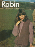 Pullover & Sweater Vest Twin Set Knitting Pattern 32-40