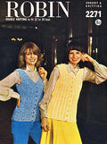 Waistcoat Vest Knitting & Crochet Pattern 32-38