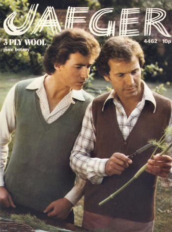 Pullover & Buttoned Sweater Vests Knitting Pattern 36-46