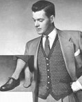 Men Polka Dot Vest & Socks Knitting Pattern 36-42