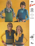 Sweater Vests Children & Adults Knitting Pattern Sz 5-Adult