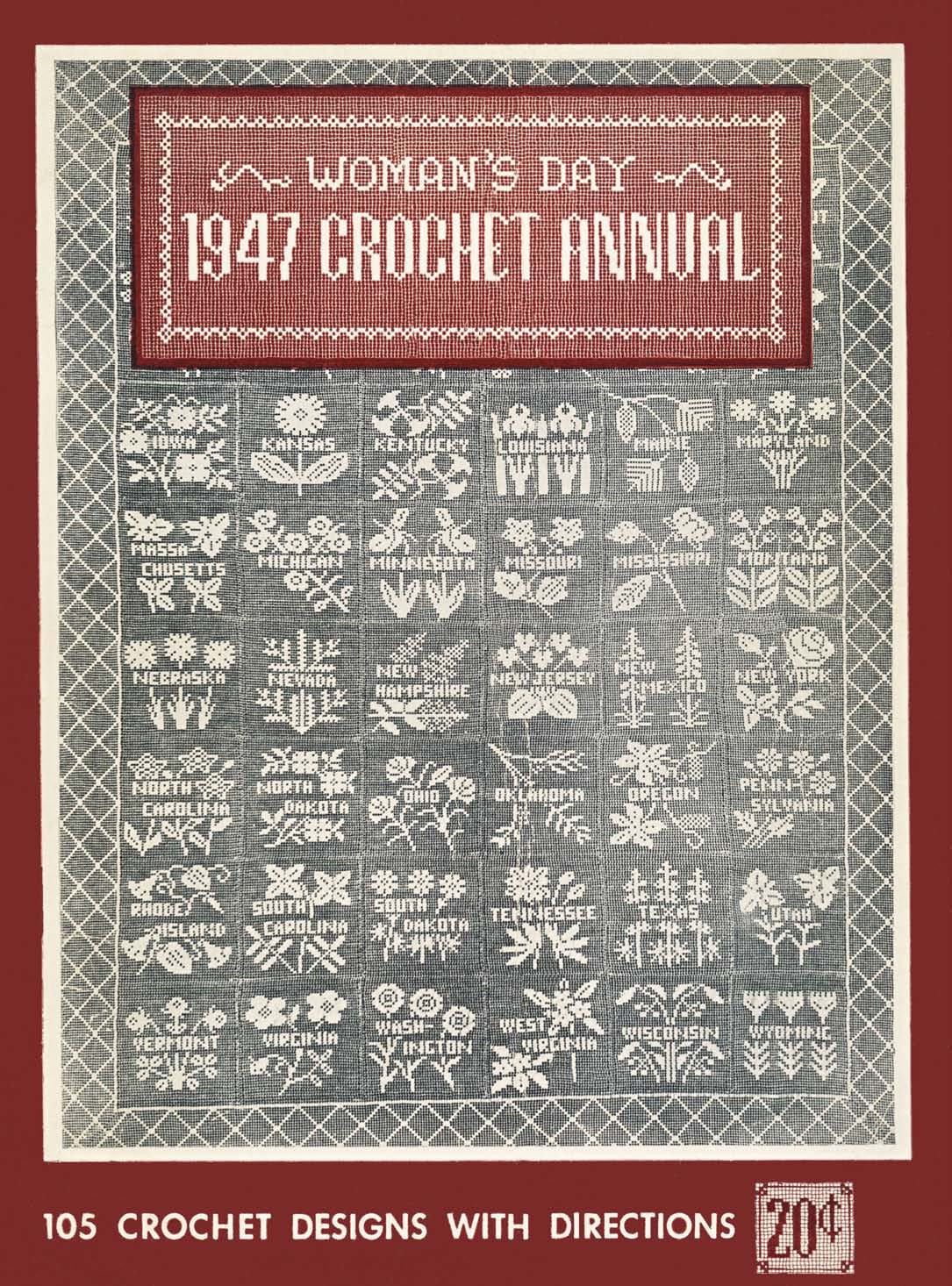 Womans Day 1947 Crochet Annual Patterns Book