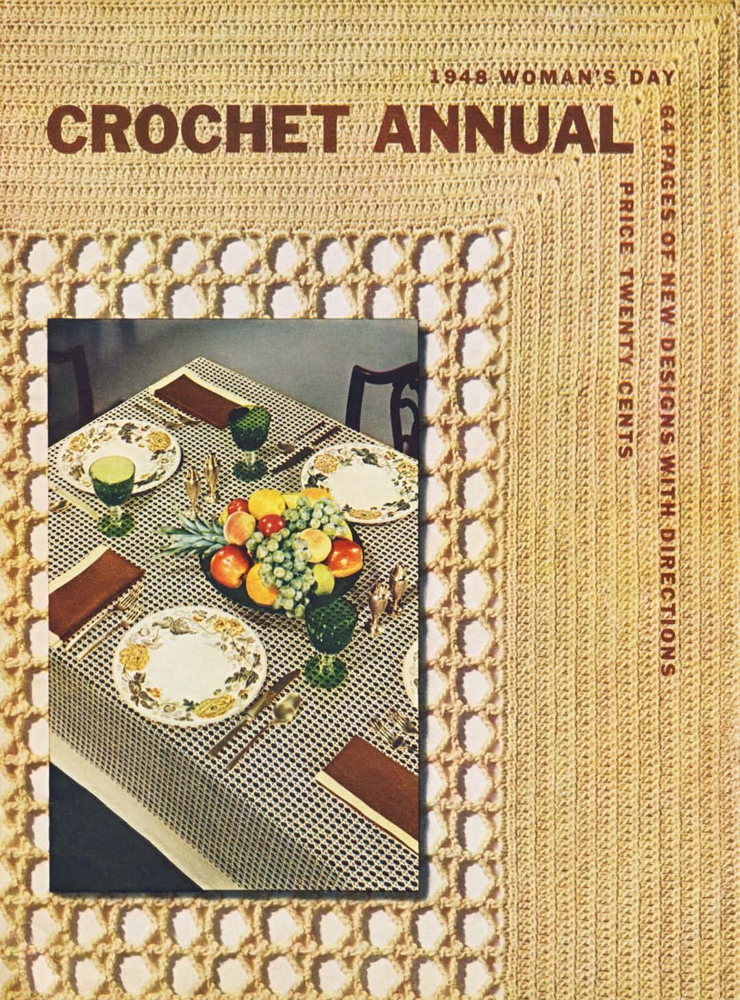 Womans Day 1948 Crochet Annual Patterns Book