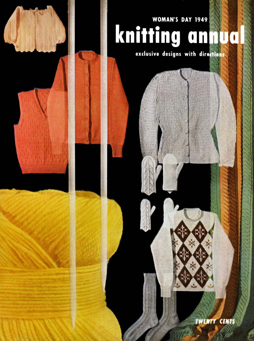 Womans Day 1949 Knitting Annual