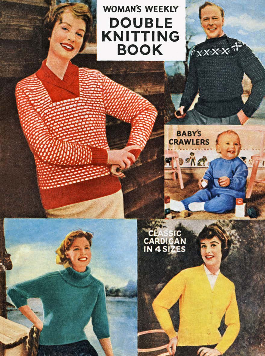 Womans Weekly 2 Vintage Double Knitting Patterns