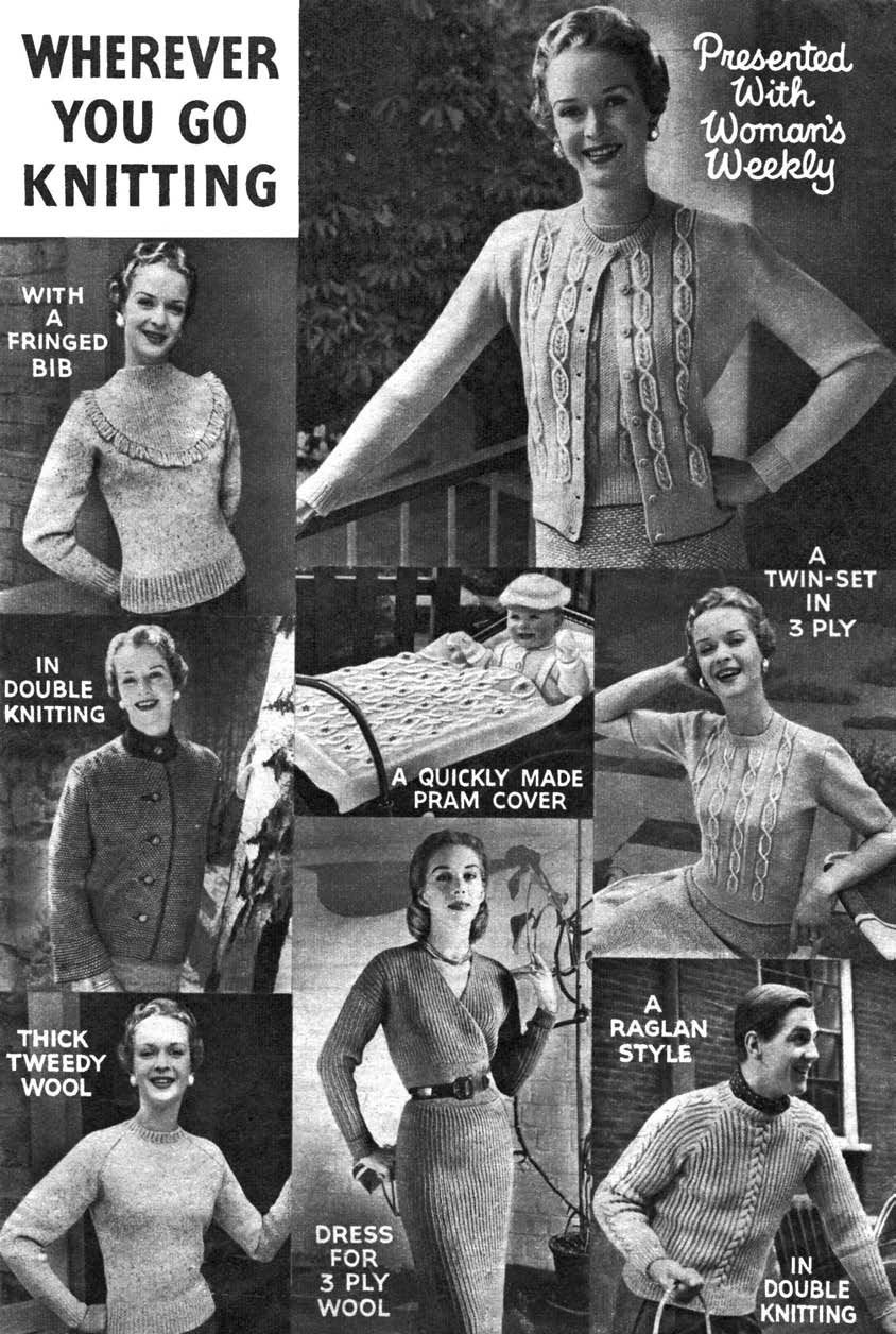 Womans Weekly 2 Vintage Knitting Patterns