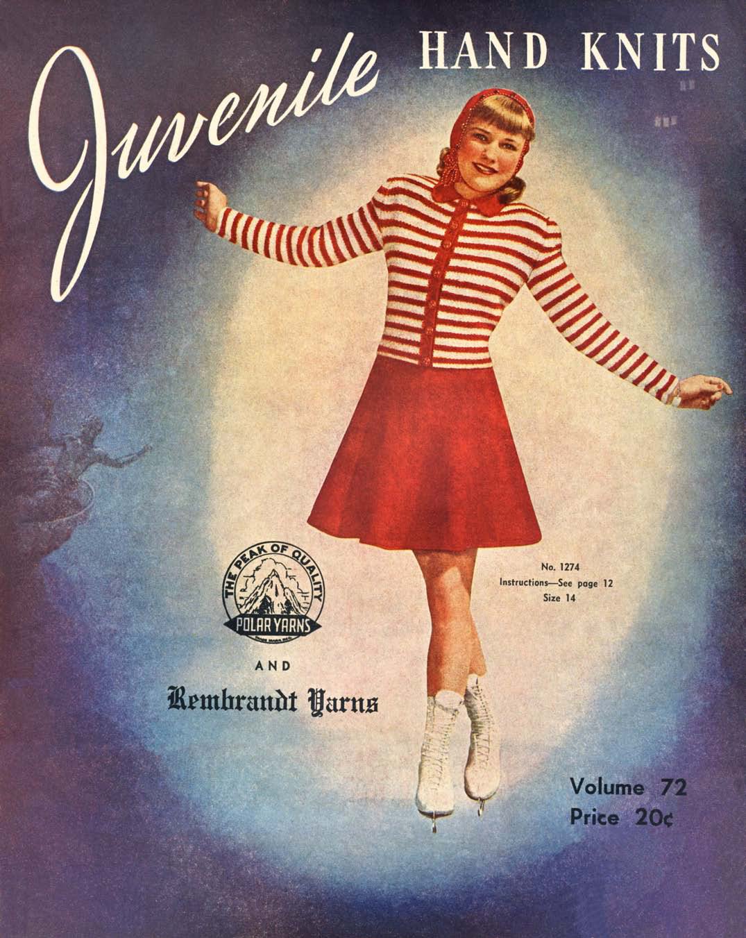 Juvenile Hand Knits Vintage Knitting Patterns Book
