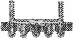 Yoke in Cluny Lace Vintage Tatting Pattern